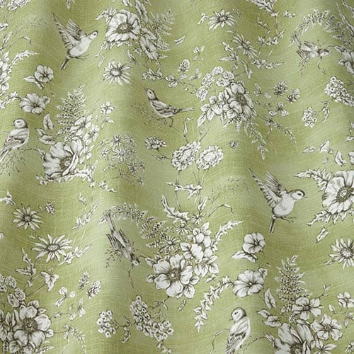 Finch Toile Fabric Willow