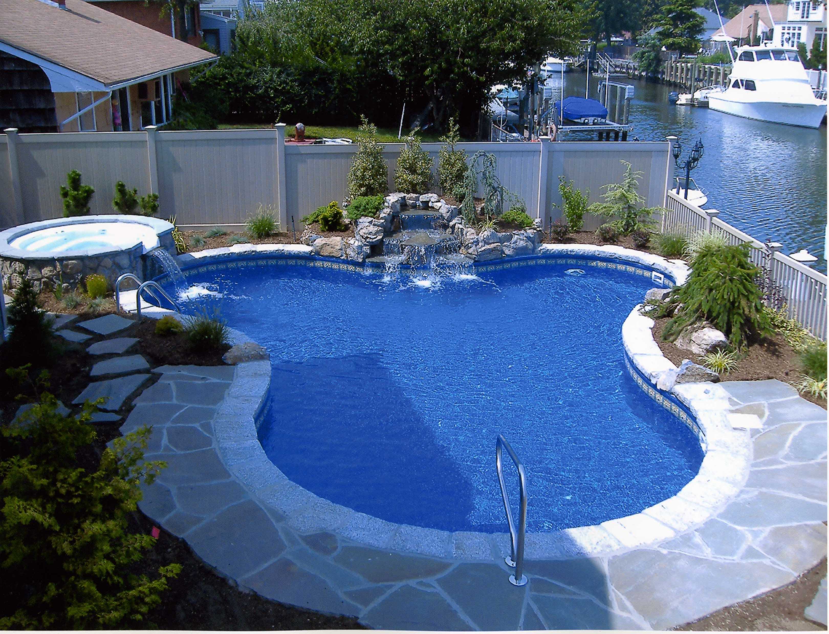 Curvy Design Swimming Pool