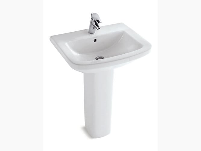 Panache Pedestal lavatory with single faucet hole
