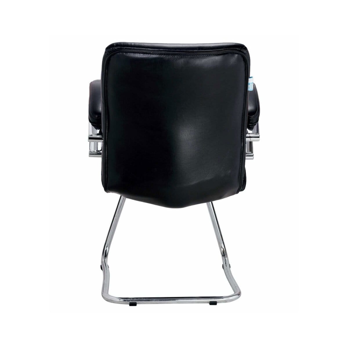 The Simplepiel Visitor Medium Back Black Chair In Black Color