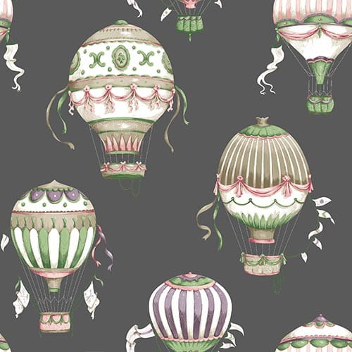 Balloons Wallpaper Ebony