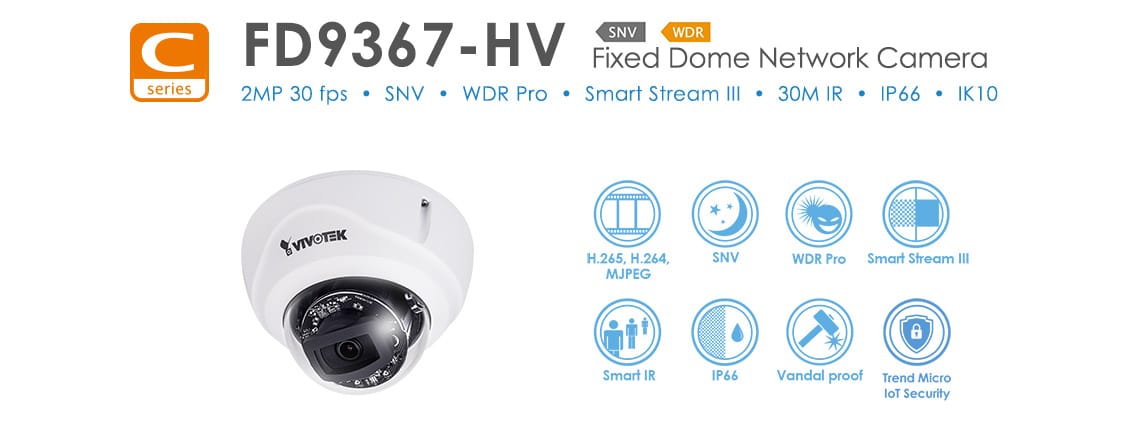 Fixed Dome Network Camera Fd9367-hv