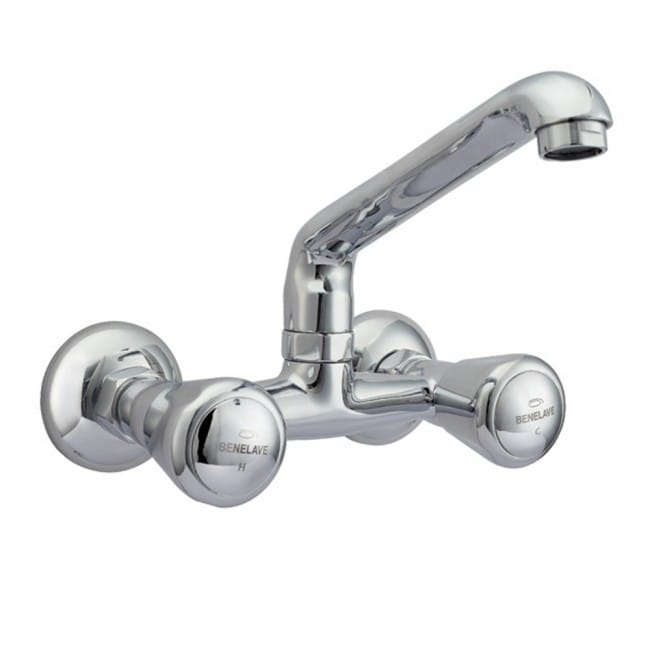 Sink Mixer with Regular Spout Wall Mounted 