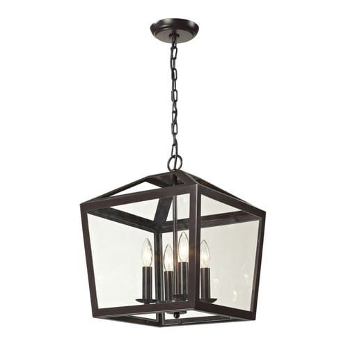 Alanna 4 Light Pendant in Oil Rubbed Bronze