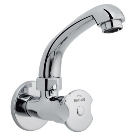 Sink Cock with Regular Spout Wall Mounted 