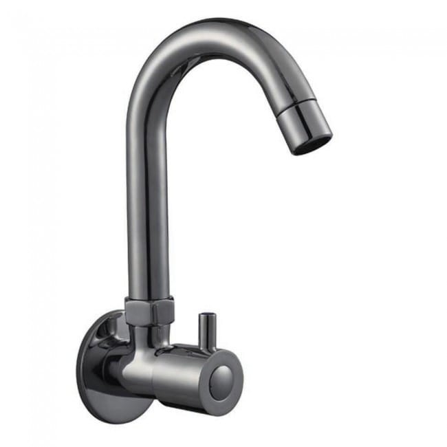 Sink Cock With Regular Spout Wall Mounted 