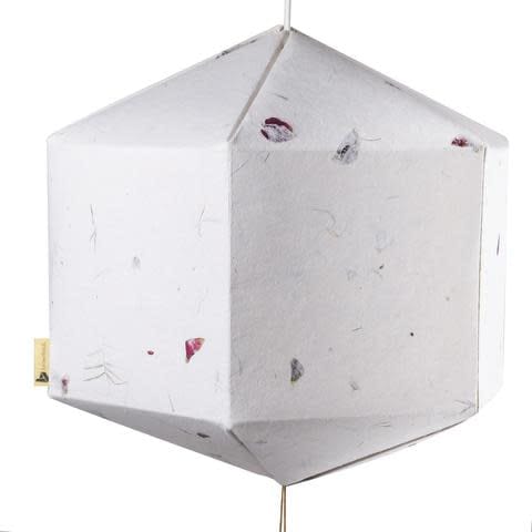 Rose Petals White Paper Lantern