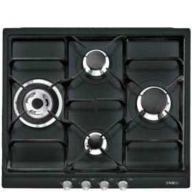 60cm, Cortina, Anthracite, Old Silver Finishing Gas Hob