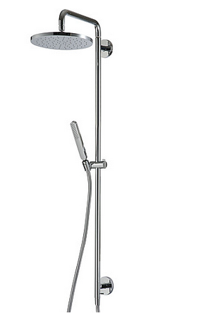 Shower column with antilimescale showerhead (ABS) ECO AIR Diam. 250 mm and antilimescale handshower