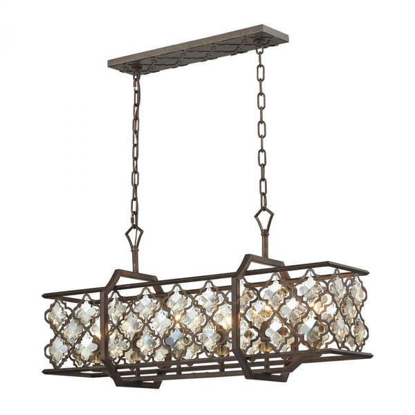 Armand Rectangle 6 Light Chandelier