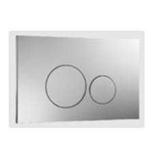 Dynamic Dots Flush Plate- Chrome Finish