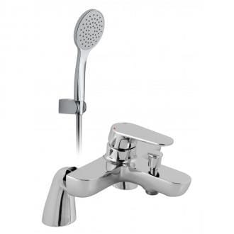 2 Hole Bath Shower Mixer With Shower Kit