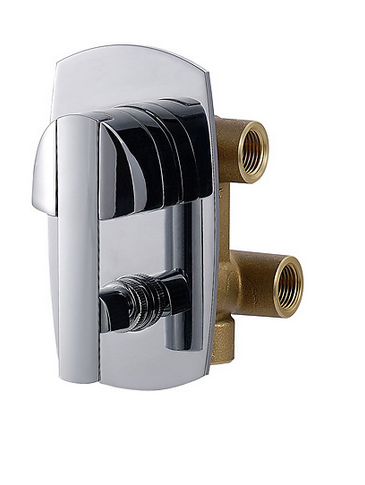 Concealed shower mixer with diverter -Two way - Complete