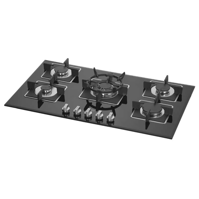 KHSF 90 Black Tempered Glass Hob