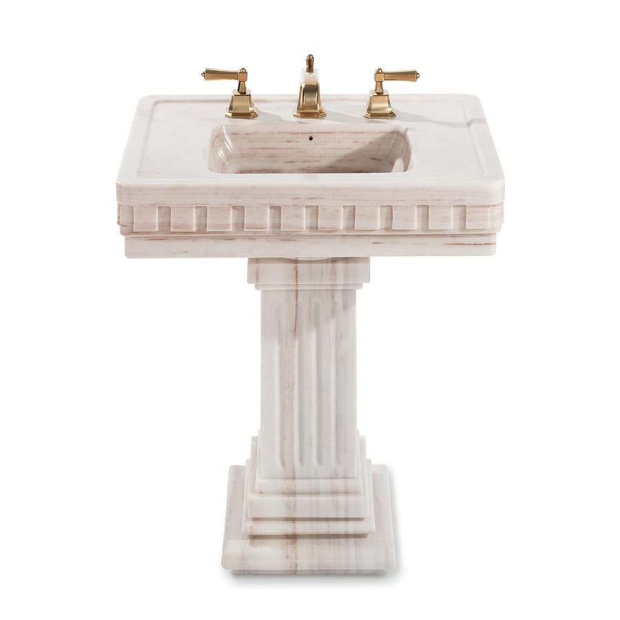 Dentil Stone Pedestal