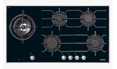 Gas Hob With Electronic Functions For Maximum Safety And User Convenience