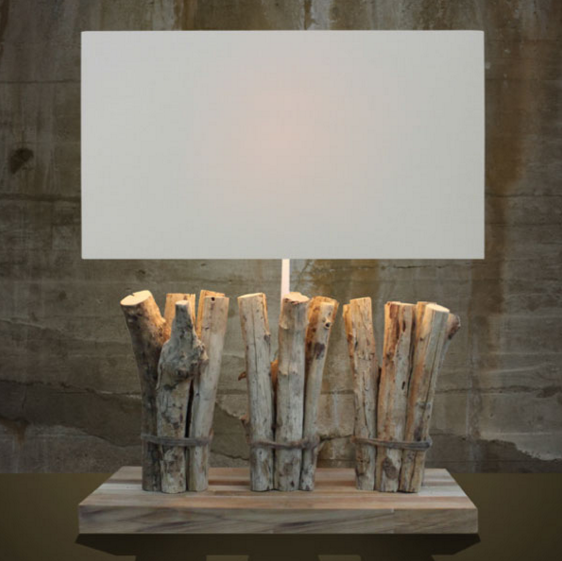 Puricatione Vertico Wooden Table Lamp