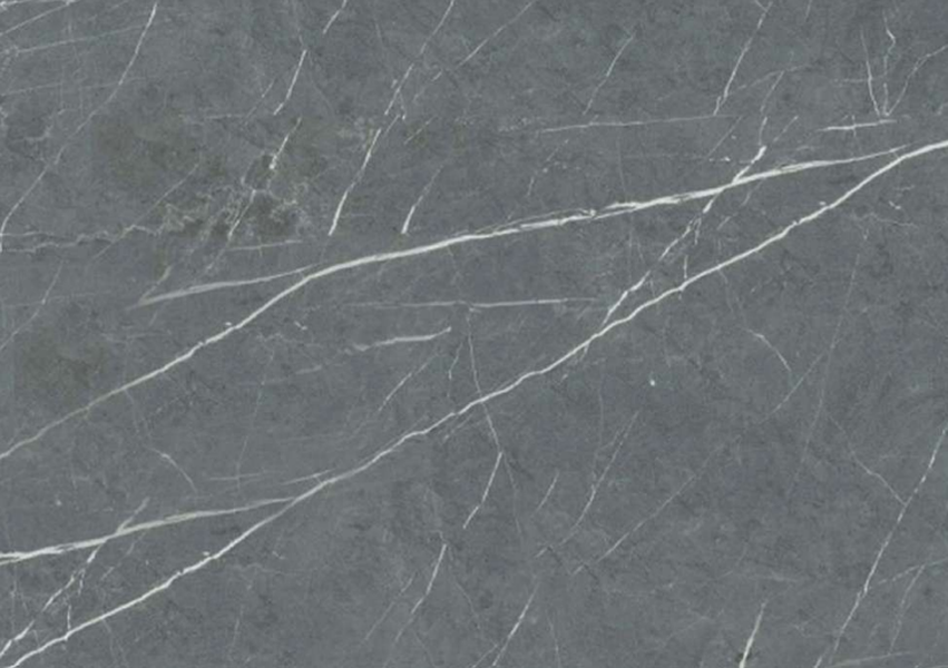 869 AHG Grey Lime Stone Virgo Croma 8 ft x 4 ft Marble High Gloss Finish Decorative Laminate - 1 mm