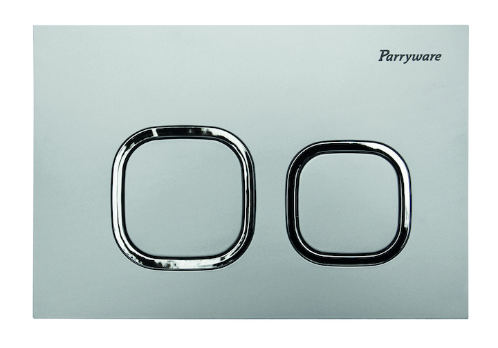 Linea Plus Push Plates Soft Chrome