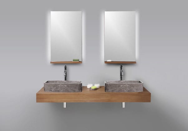 Mirror & Vanity Counter Set