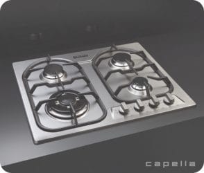 BHC Cuatro Inox 60cm Glass Gas Hob