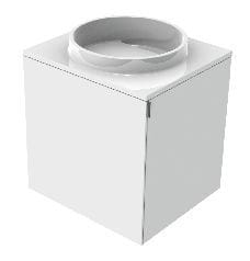 Guests vanity unit (mineral composite) - 450 mm