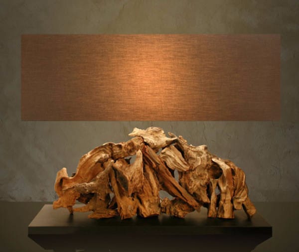 Pymia Rooterie Wooden Table-Lamp