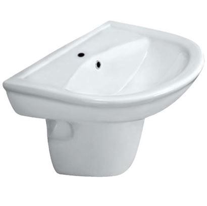 Basin With Half Pedestal