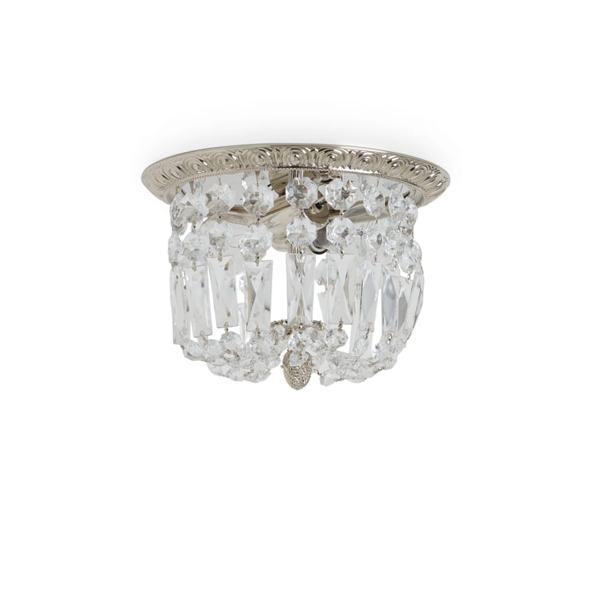 Egg & Dart 12 Draped Ceiling Light