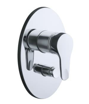 Candide Recessed Bath and Shower Faucet Trim With Lever Handle and Diverter Button