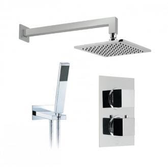 Mix 2 Outlet Thermostatic Shower Package Inc. Mini Shower Kit