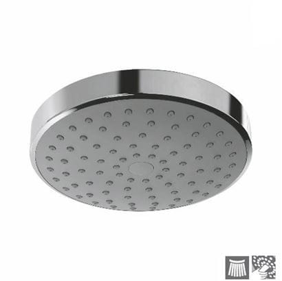 Chrome Flat Overhead Shower Round Shape