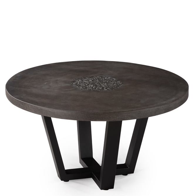 Antwerp Round Coffee Table In Lava Colour