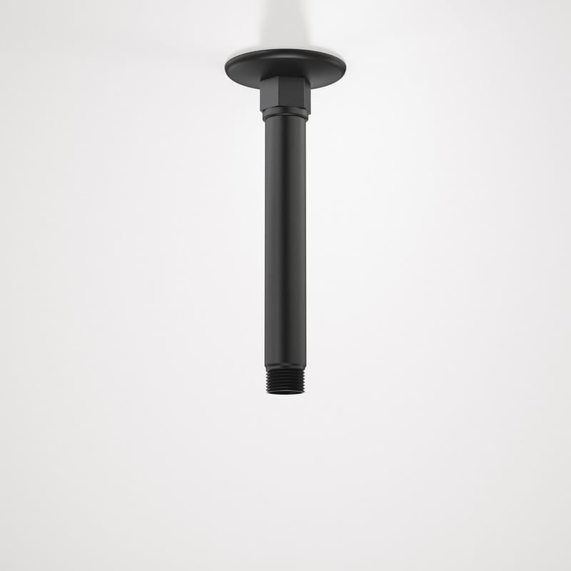 Liano Nexus Ceiling Shower Arm and Flange 135mm Black