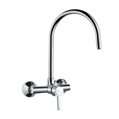 Single Lever Sink Mixer With Swinging Spout