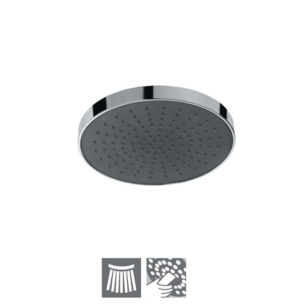 Overhead Shower 190mm Round Shape Single Flow