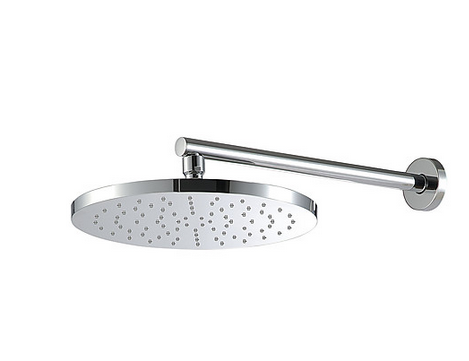 Shower arm with antimescale showerhead (ABS) Diam. 250mm ECO AIR