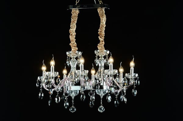 Artesia Crystal Rectangle Chandelier