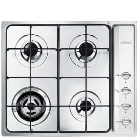 60cm, Gas Hob, Selezione, Stainless Steel