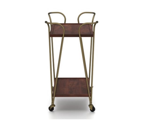 Solid Wood Living Kitchen And Bar Trolley India