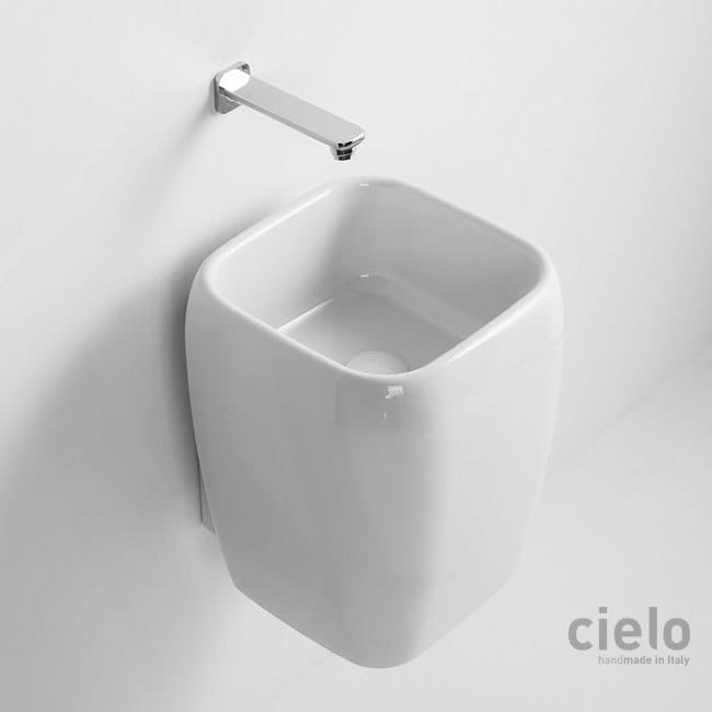 Semi Freestanding Washbasin White