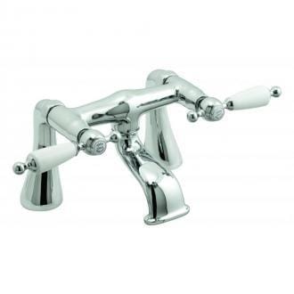 2 Hole Bath Filler Pillar Mounted - Chrome