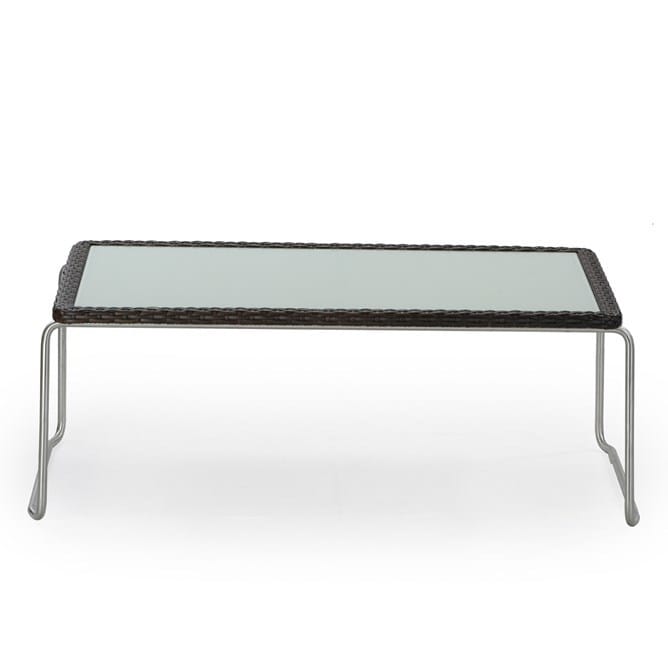 All Weather Polypeel Wicker Coffee Table: Safari Brown