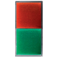 Twin Lamp Holder with Red/Green Diffuser - 442067