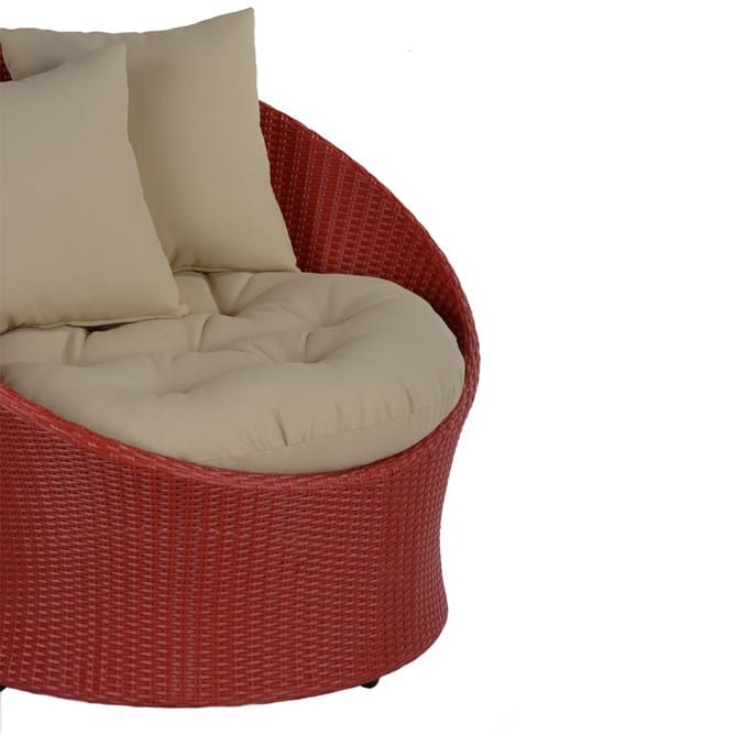 Javier Outdoor Tubchair In Red