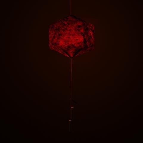 Maroon Handmade Paper Lantern