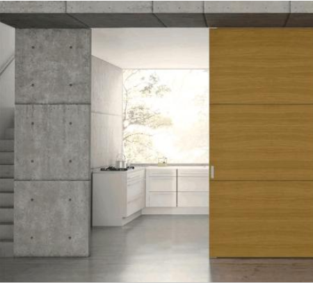 Wooden Sliding Door (Front Clipping Bracket Sliding System)