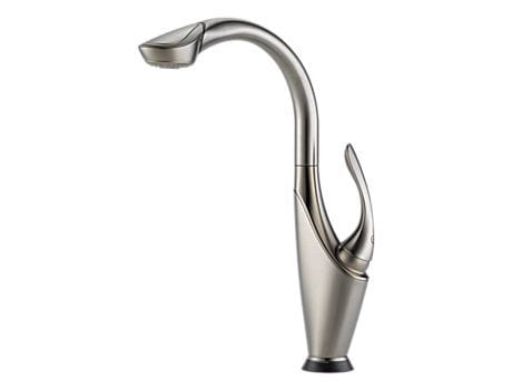 Vuelo Single Handle Hi-Arch Pull Out Kitchen Faucet with SmartTouch