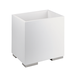 White-Waste paper Basket