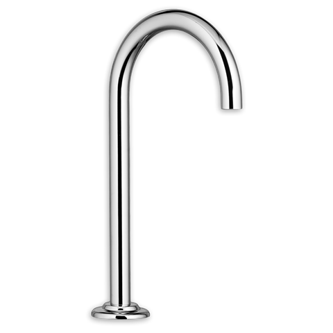 Gooseneck Faucet with Laminar Flow in Spout Base